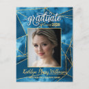 Search for blue glitter graduation invitations Elegant