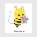 Search for bee background stickers Floral