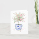 Search for topiary cards Blue and white