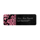 Search for fancy return address labels Black