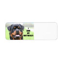 Search for rottie return address labels Pet