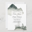 Search for watercolor mountain invitations Minimalist