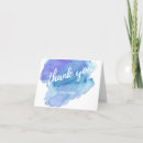 Search for teal turquoise thank you cards Blue