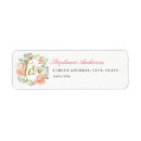 Search for gold wreath return address labels Floral