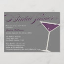 Search for purple martini invitations Cocktail