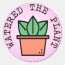 Search for plant watering stickers Funny