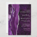 Search for purple black silver invitations Watercolor