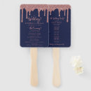 Search for rose gold wedding programs Navy blue