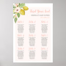Search for lemon wedding seating charts Modern