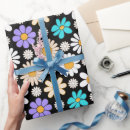 Search for retro wrapping paper Daisies
