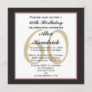 Search for black white 60th birthday invitations Classy