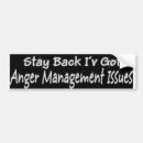 Search for anger bumper stickers Management