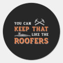 Search for roofers stickers Construction