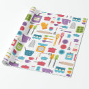 Search for chef wrapping paper Retro