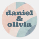 Search for hipster wedding stickers Rainbow