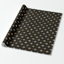 Search for gold fleur de lis wrapping paper Vintage