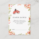 Search for diaper raffle enclosure cards Floral