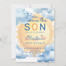 Search for here comes the sun baby boy shower invitations Watercolor