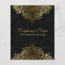 Search for vintage floral flyers Gold
