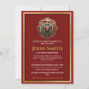 Search for firefighter retirement party invitations Patriotic