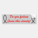 Search for follow jesus bumper stickers Inspirational