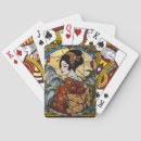 Search for geisha playing cards Oriental