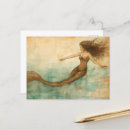 Search for vintage mermaid postcards Unique