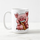 Search for bacon cartoon mugs Pig