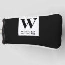 Search for wedding golf head covers Black