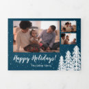 Search for blue and silver christmas cards Winter wonderland