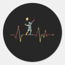 Search for badminton player stickers Shuttlecock