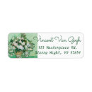 Search for flower of life return address labels Vincent van gogh