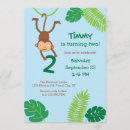 Search for our little monkey invitations Jungle