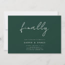 Search for emerald green save the dates Typography