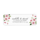 Search for romantic floral return address labels Modern