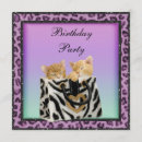 Search for purple leopard invitations Cute