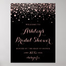 Search for gold rose posters Bridal shower