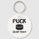 Search for hockey pucks key rings Funny