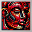 Search for abstract face painting posters Bold