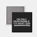 Search for responsibility magnets Funny