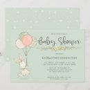 Search for bunny baby shower invitations Vintage