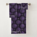 Search for dark purple bath towels Elegant