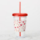 Search for heart pattern tumblers Pink