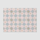 Search for blue gingham tissue paper Vintage