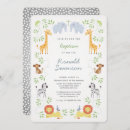 Search for elephant christening invitations Lion