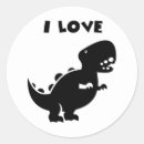 Search for dinosaur art stickers Tyrannosaurus