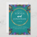 Search for peacock feather wedding invitations Chic