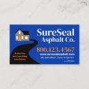 Search for asphalt business cards Driveway sealing
