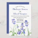 Search for purple iris wedding invitations Marriage