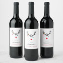 Search for funny christmas wine labels Modern